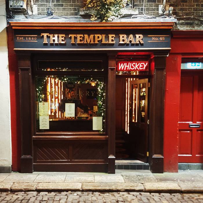 One of the great places for a drink in the Temple Bar area