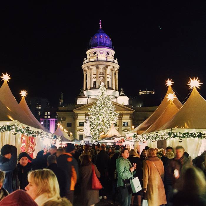The Christmas market in Gendarmenmarkt