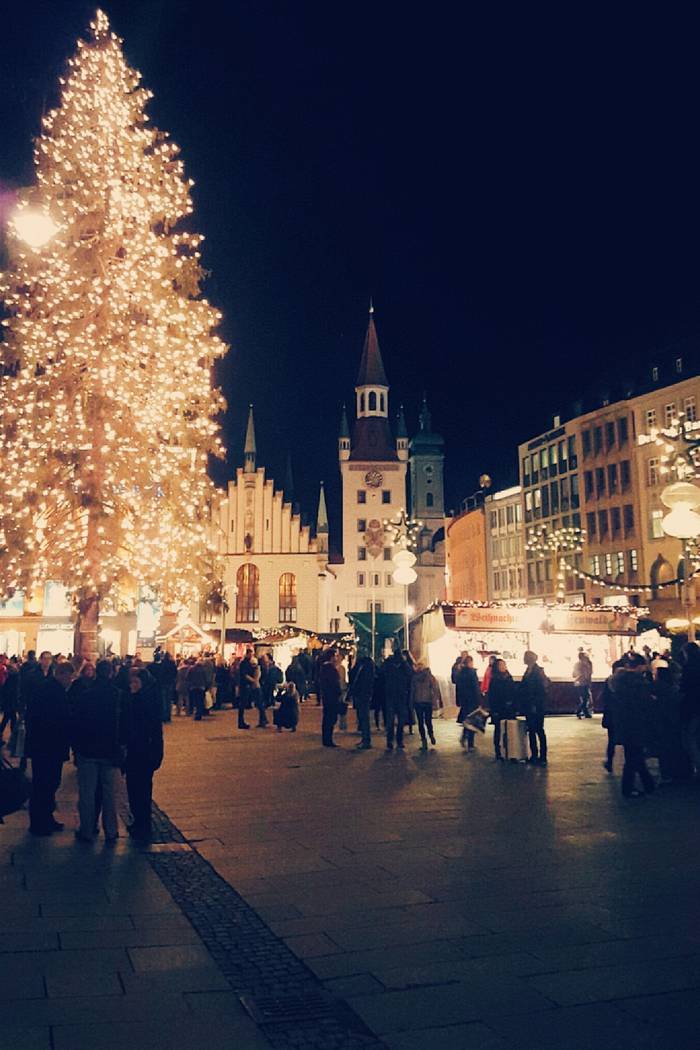 Christkindlmarkt, a popular Christmas Market at Marienplatz